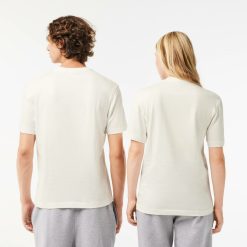 T-Shirts | LACOSTE T-Shirt Relaxed Fit Avec Imprime Signature