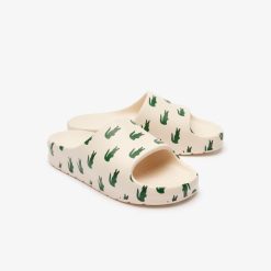 Claquettes & Sandales | LACOSTE Claquettes Serve Slide 2.0 Femme Detail Colore