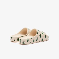 Claquettes & Sandales | LACOSTE Claquettes Serve Slide 2.0 Femme Detail Colore