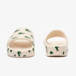 Claquettes & Sandales | LACOSTE Claquettes Serve Slide 2.0 Femme Detail Colore