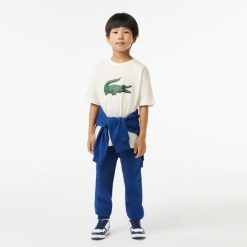 Vetements Garcon | LACOSTE T-Shirt Avec Imprime Graphique En Coton