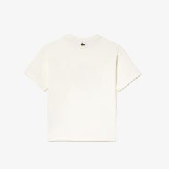 Vetements Garcon | LACOSTE T-Shirt Avec Imprime Graphique En Coton