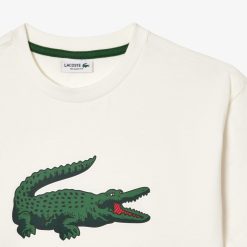 Vetements Garcon | LACOSTE T-Shirt Avec Imprime Graphique En Coton