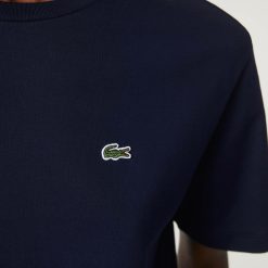 T-Shirts | LACOSTE T-Shirt A Col Rond En Coton Premium