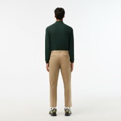 Pantalons & Shorts | LACOSTE Pantalon Chino Fusele En Coton Stretch