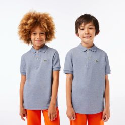 Vetements Fille | LACOSTE Polo Enfant Lacoste Regular Fit En Petit Pique Uni