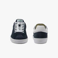 Sneakers | LACOSTE Sneakers Baseshot Homme En Cuir Velours