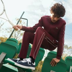 Sneakers | LACOSTE Sneakers Baseshot Homme En Cuir Velours