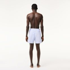 Maillots De Bain | LACOSTE Short De Bain Mi-Long Imprime Monogramme