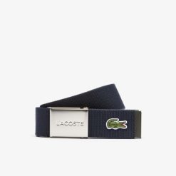 Ceintures | LACOSTE Ceinture Sangle Boucle Gravee Lacoste Edition Made In France