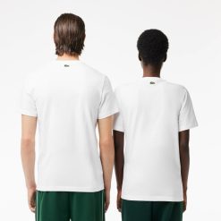 T-Shirts | LACOSTE T-Shirt Regular Fit En Jersey Epais De Coton