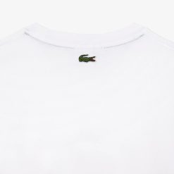 T-Shirts | LACOSTE T-Shirt Regular Fit En Jersey Epais De Coton