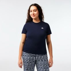 Vetements De Sport | LACOSTE T-Shirt Jersey Technique De Coton Biologique Ultra-Dry