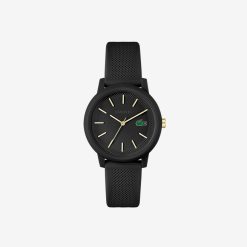 Montres | LACOSTE Montre Femme Lacoste.12.12 Avec Bracelet En Silicone Noir