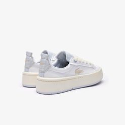 Sneakers | LACOSTE Sneakers Carnaby Platform Femme En Cuir Monogramme