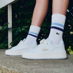 Sneakers | LACOSTE Sneakers Carnaby Platform Femme En Cuir Monogramme