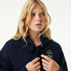 Sweatshirts | LACOSTE Sweatshirt A Capuche Avec Crocodiles Iconiques