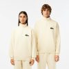 Sweatshirts | LACOSTE Sweatshirt Jogger Unie Col Montant Zippe En Coton Biologique