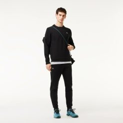 Vetements De Sport | LACOSTE Sweatshirt Lacoste Sport Uni Avec Empiecements Mesh