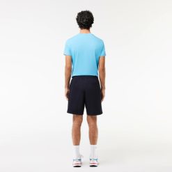 Pantalons & Shorts | LACOSTE Short Elastique Relaxed Fit En Popeline De Coton