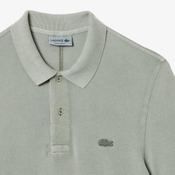 Polos | LACOSTE Polo Homme Lacoste En Coton Biologique Teinture Naturelle