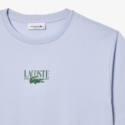 T-Shirts | LACOSTE T-Shirt En Jersey De Coton Imprime Lacoste