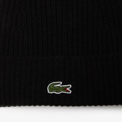 Chapeaux & Casquettes | LACOSTE Bonnet Unie Lacoste En Laine Cardee