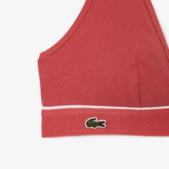 Sous-Vetements Et Vetements D'Interieur | LACOSTE Brassiere Triangle En Coton Cotele