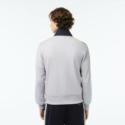 Sweatshirts | LACOSTE Sweatshirt Zippe Color-Block En Pique Indemaillable