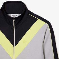 Sweatshirts | LACOSTE Sweatshirt Zippe Color-Block En Pique Indemaillable