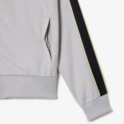 Sweatshirts | LACOSTE Sweatshirt Zippe Color-Block En Pique Indemaillable