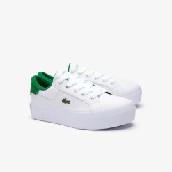 Sneakers | LACOSTE Sneakers Ziane Platform Femme En Cuir