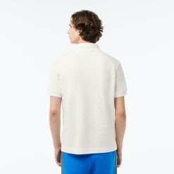 Polos | LACOSTE Polo Fabrique En France Avec Bandes Contrastees