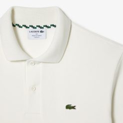 Polos | LACOSTE Polo Fabrique En France Avec Bandes Contrastees