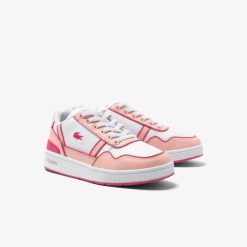 Chaussures | LACOSTE Sneakers T-Clip Enfant Avec Semelle Contrastee