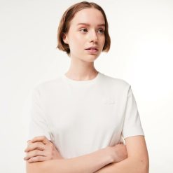 T-Shirts | LACOSTE T-Shirt Avec Crocodile En Relief Sur La Poitrine