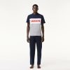 Sous-Vetements & Vetements D'Interieur | LACOSTE Ensemble De Pyjama Pantalon En Coton Stretch Color-Block