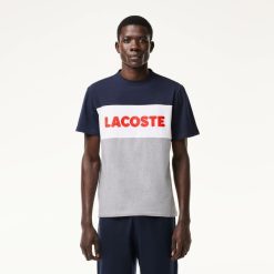 Sous-Vetements & Vetements D'Interieur | LACOSTE Ensemble De Pyjama Pantalon En Coton Stretch Color-Block