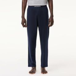 Sous-Vetements & Vetements D'Interieur | LACOSTE Ensemble De Pyjama Pantalon En Coton Stretch Color-Block