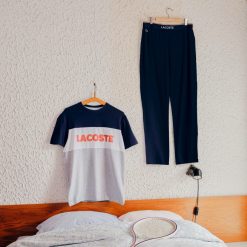 Sous-Vetements & Vetements D'Interieur | LACOSTE Ensemble De Pyjama Pantalon En Coton Stretch Color-Block