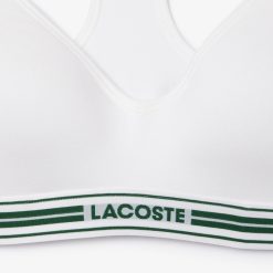 Sous-Vetements Et Vetements D'Interieur | LACOSTE Brassiere Rembourree Et Siglee En Jersey Stretch