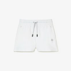 Pantalons & Shorts | LACOSTE Short Uni Femme Lacoste