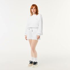 Pantalons & Shorts | LACOSTE Short Uni Femme Lacoste