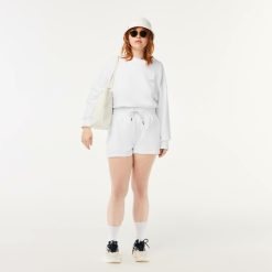 Pantalons & Shorts | LACOSTE Short Uni Femme Lacoste