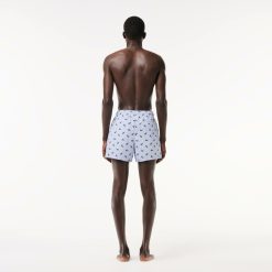 Maillots De Bain | LACOSTE Short De Bain Avec Imprime Crocodile