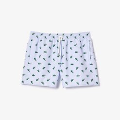 Maillots De Bain | LACOSTE Short De Bain Avec Imprime Crocodile