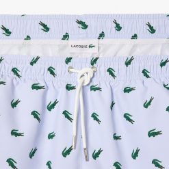 Maillots De Bain | LACOSTE Short De Bain Avec Imprime Crocodile