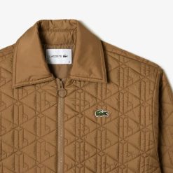 Manteaux & Vestes | LACOSTE Veste Courte Zippee Paddee Motif Monogramme