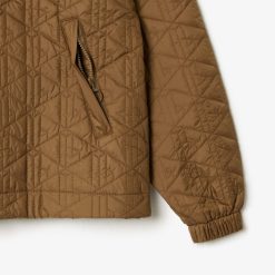 Manteaux & Vestes | LACOSTE Veste Courte Zippee Paddee Motif Monogramme