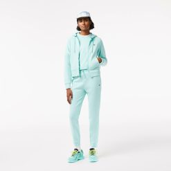 Pantalons & Shorts | LACOSTE Pantalon De Survetement Jogger Femme Lacoste En Molleton